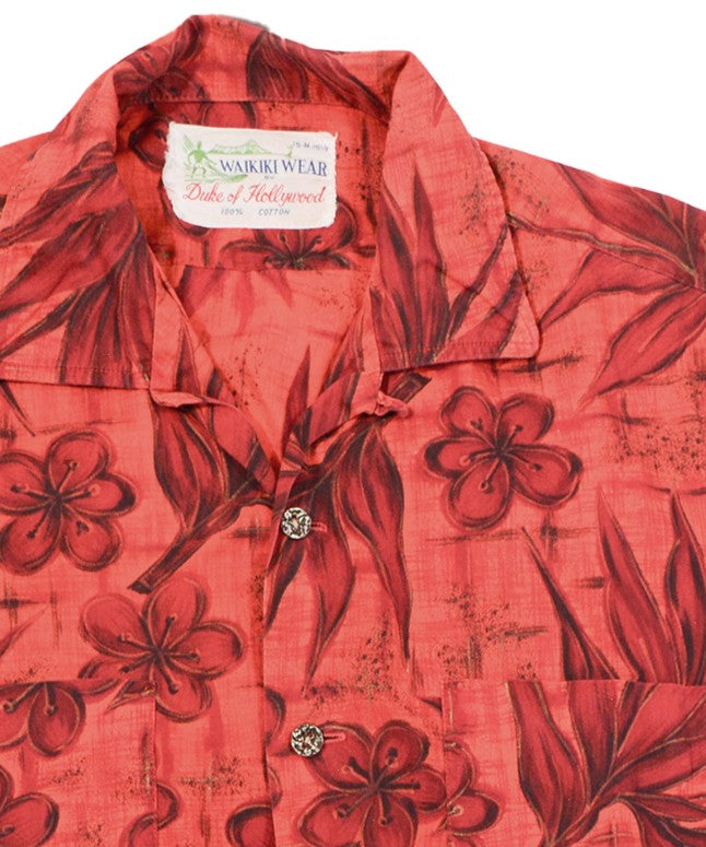 Vintage Red Hawaiian Shirt