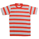 Vintage Red Multi Stripe Ringer Tee