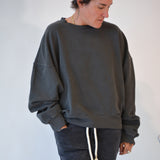 The Crewneck Sweatshirt in Vintage Black
