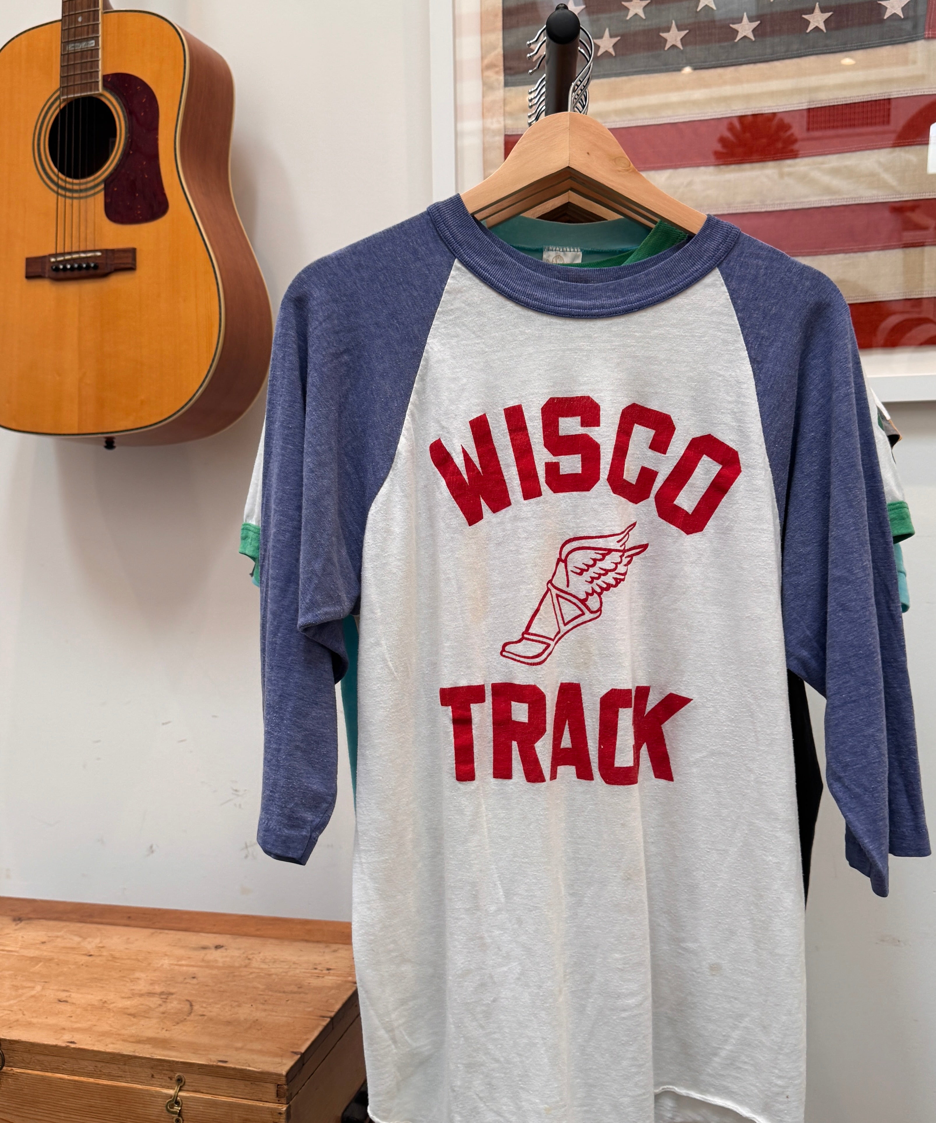 Wisco Track Baseball Tee