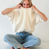 The Crewneck Sweatshirt in Bone